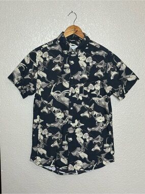 Saturdays New York City Patterned Short Sleeve Shirt Men’s Size Small